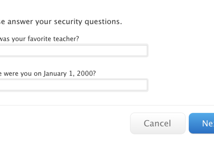 4. Treat those "security questions" like passwords, and never choose ones where the answers can be found through Google.