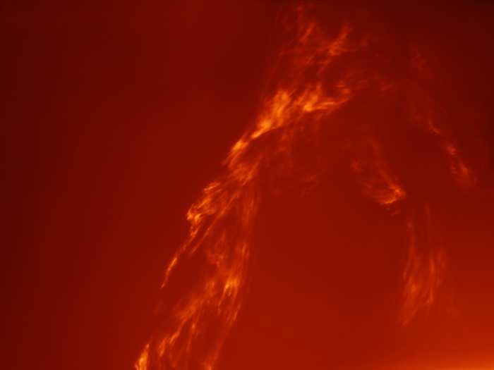 Italy-based photographer Paolo Porcellana caught this solar prominence leaping across the face of our sun. Porcellana is also founder of the YouTube channel Backyard Astronomy, which features astronomy videos from amateurs and professionals.