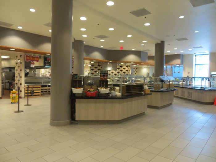 Cisco also has a huge cafeteria elsewhere on campus. The food isn