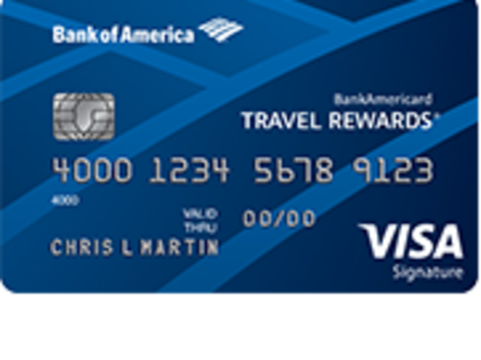 BankAmericard Travel Rewards Credit Card for Students