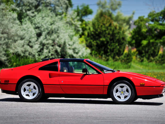 A similarly styled car to the 288, this 1987 328 GTS went for $82,500. That