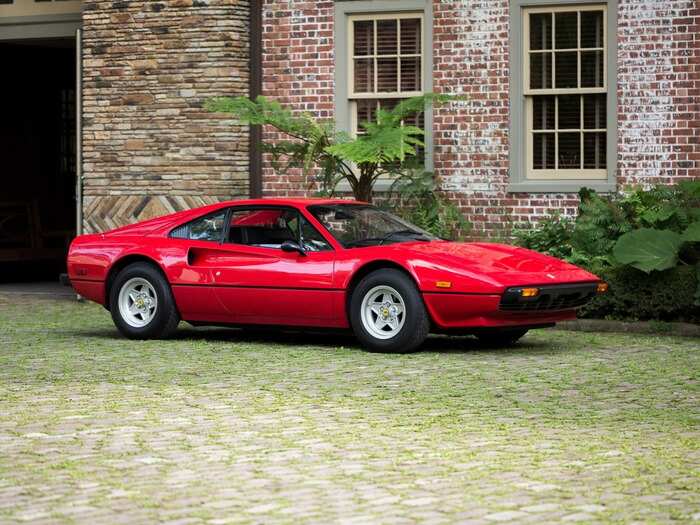 This 1979 308 GTB was from the last year that the epic sports cars were produced with carburetors. This one sold for $126,500, a bargain for such an iconic Ferrari — with only 23,000 miles on the odometer!