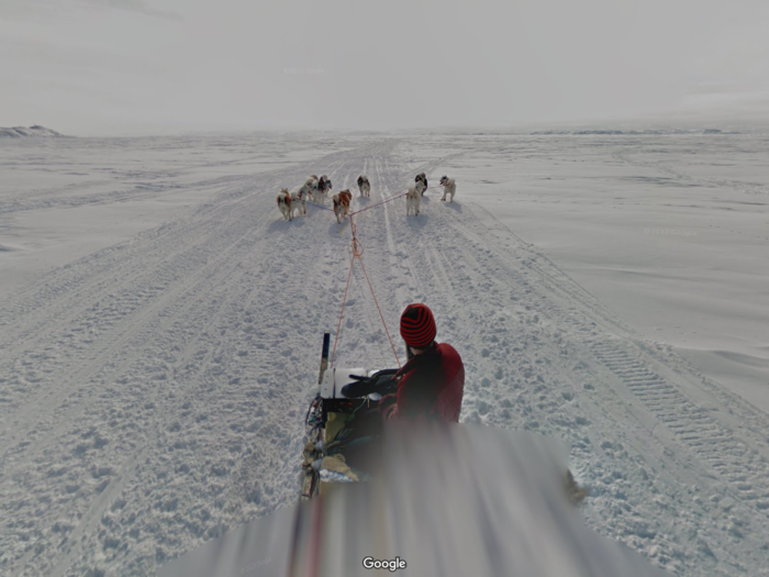 If you look at the Google Street View in Lqaluit, Canada, you