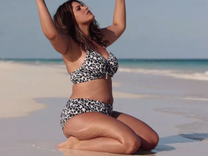 Denise Bidot went unretouched in an ad campaign for Swimsuitsforall.