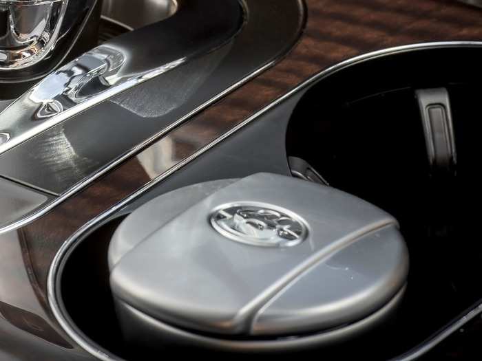 ... this metallic Bentley ashtray abound.