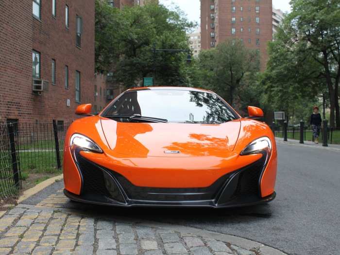 The McLaren was truly in its element on the twisty roads of rural New Jersey. Into a corners, the 650