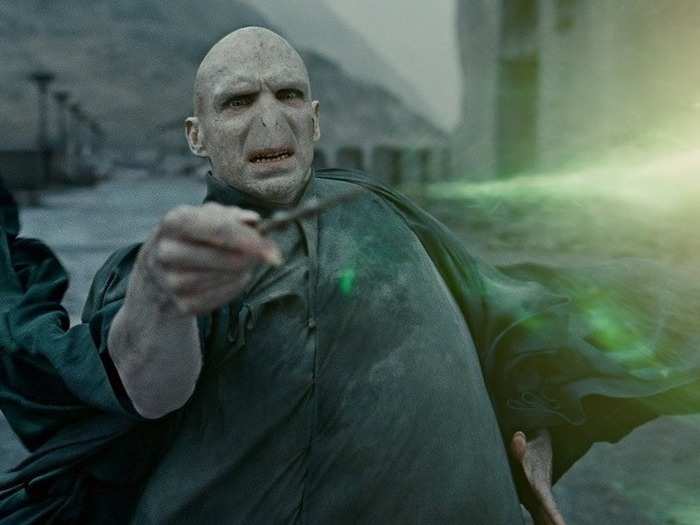 4. Harry dies and Voldemort wins the Battle of Hogwarts