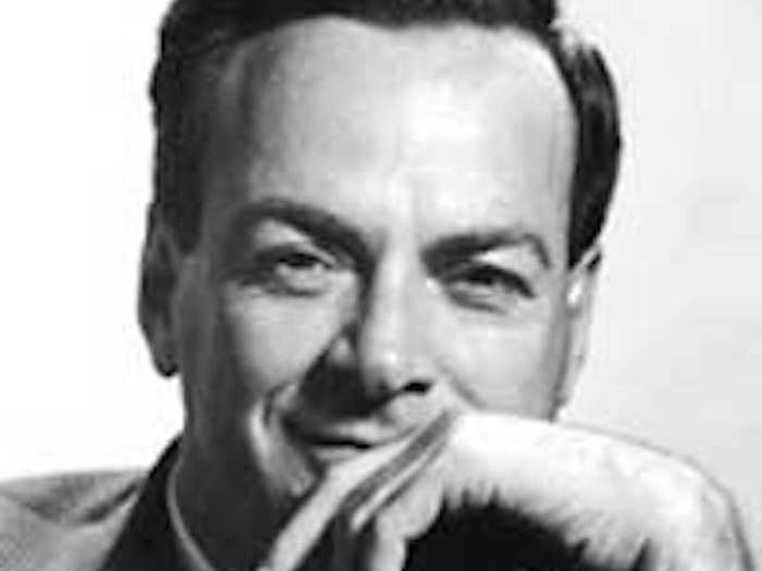 Richard Feynman, theoretical physicist.