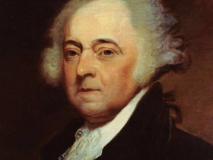 John Adams, second president of the United States.