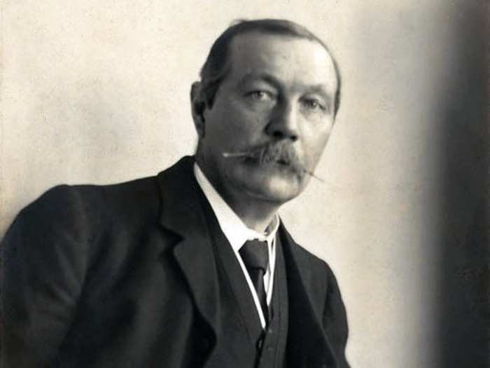 Sir Arthur Conan Doyle, writer and physician best known for "Sherlock Holmes."