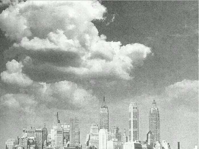 Since 1935, American ports have hosted a "Fleet Week" a celebration of the sea services including sailors, Marines, and coast guardsmen. Here, sailors arrive in Manhattan in 1941.