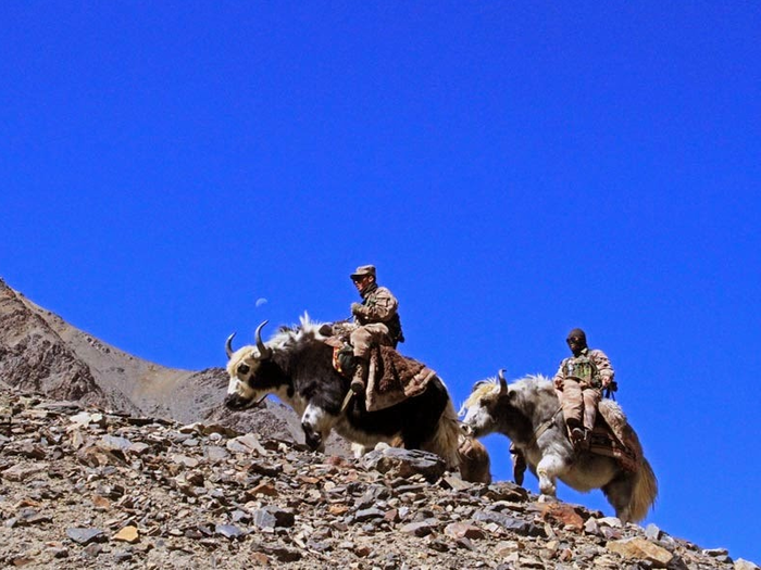 The teams are responsible for securing the Pamir mountains in the far west of China.