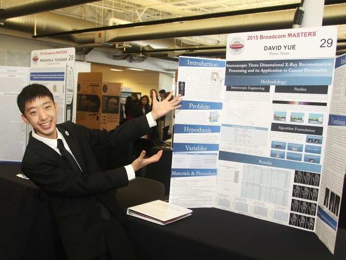 David Yue (14) has a new way to diagnose cancer.