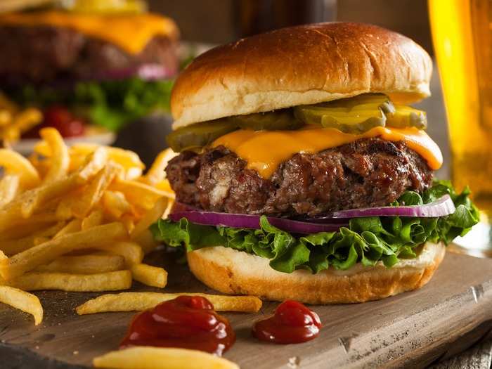 NORTH DAKOTA: Bison can be found all over North Dakota, and so many restaurants serve bison burgers: lean and juicy bison patties stacked between a bun with crisp lettuce, tomatoes, onions, and other toppings.