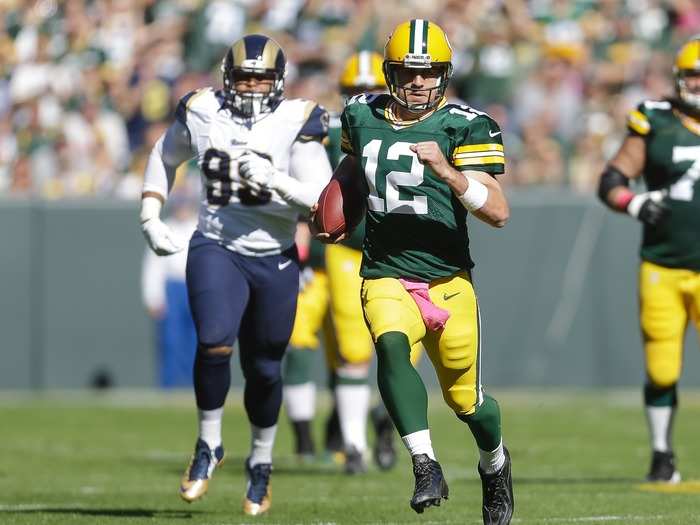 3. Aaron Rodgers, Green Bay Packers