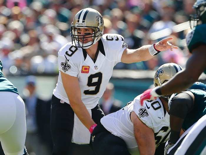 12. Drew Brees, New Orleans Saints