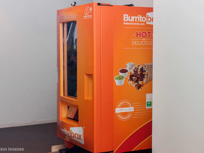 Unfortunately, Koci did not want to divulge specific cities you can find the Burritobox. There will be no press release about its launch. He wants customers to stumble upon it on their own. So be on the lookout for a big orange machine that advertises "hot and delicious" burritos in your city!