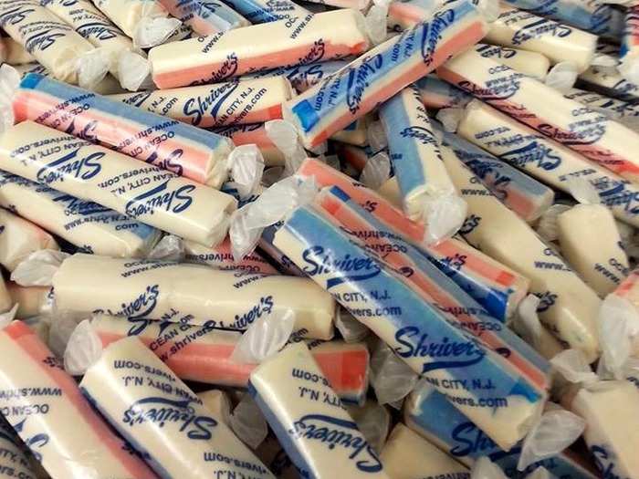 NEW JERSEY: Residents of the Garden State love their salt water taffy so much that there