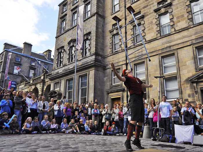 Catch a show at Scotland