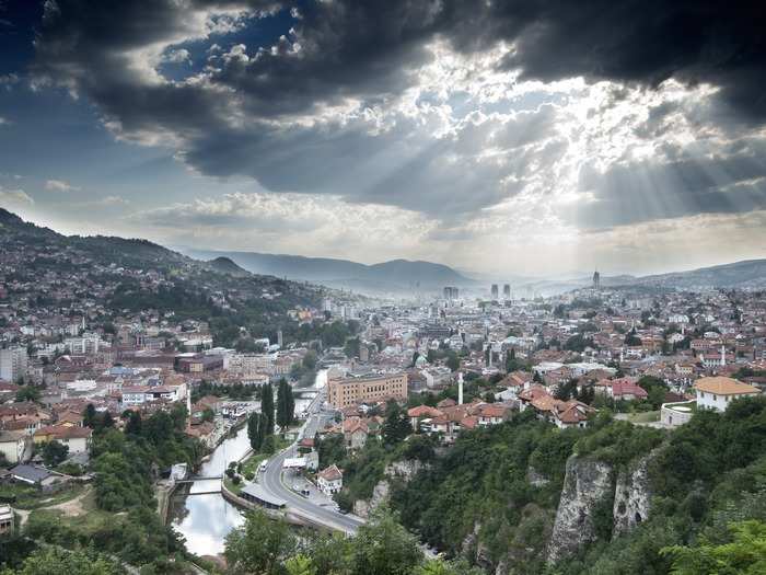 Explore Sarajevo, the capital of Bosnia and Herzegovina. A blend of east and west and heavily influenced by the Ottoman Empire, the city offers museums, mosques, and cathedrals.