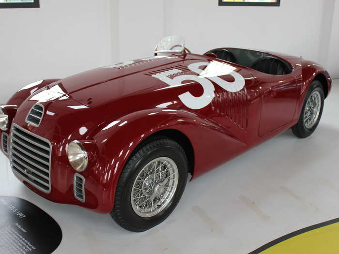 Ferrari 125S: Launched in 1947, the 125 was the first car to carry the Ferrari name.