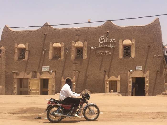 Agadez is hot, dusty, and feels like it