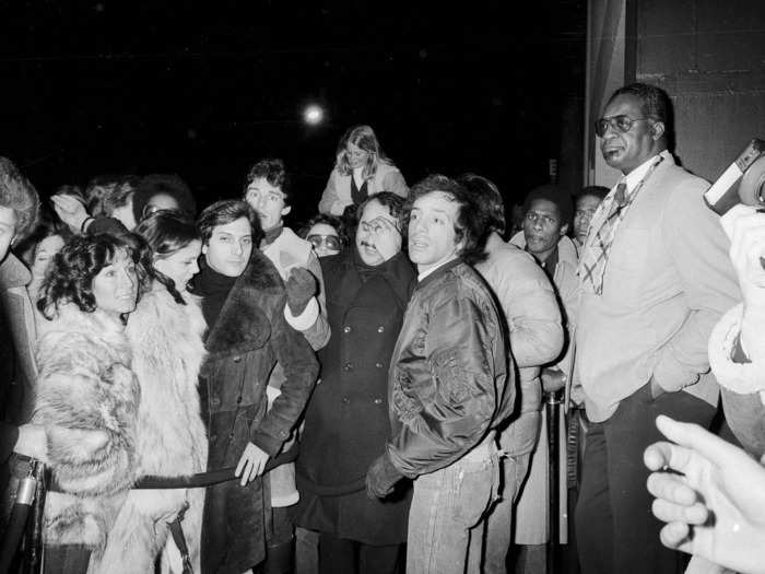 Steve Rubell (pictured in the short satin jacket in the center) was the co-owner of Studio 54 and often the one to determine who was cool enough to enter. The club became notorious for its exclusivity thanks in part to Rubell