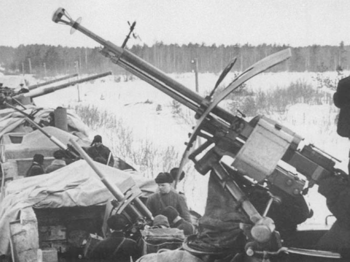 There was no job too big or too small. Anti-aircraft weaponry was common on many of these trains.