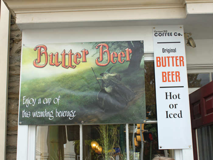 And of course, there was Butterbeer — the beverage of choice sold at the Three Broomsticks pub in Hogsmeade.