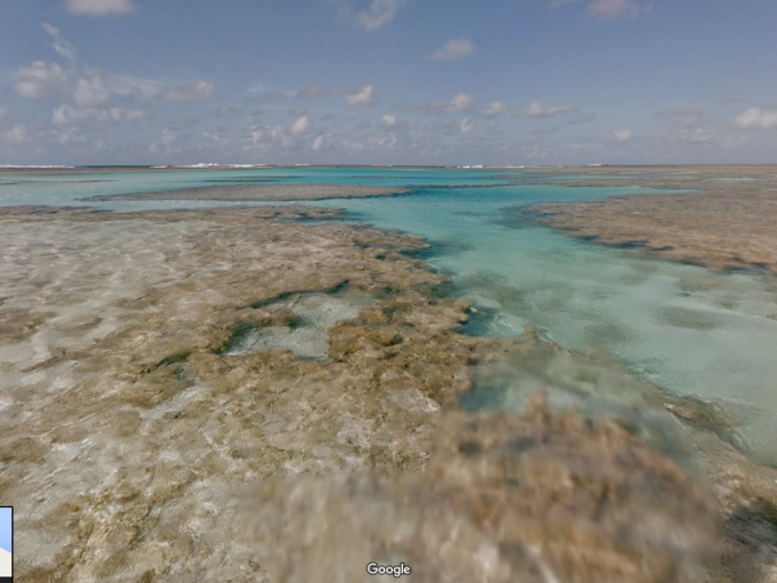 The Atol das Rocas is in the South Atlantic Ocean and is a part of the Brazilian State. It