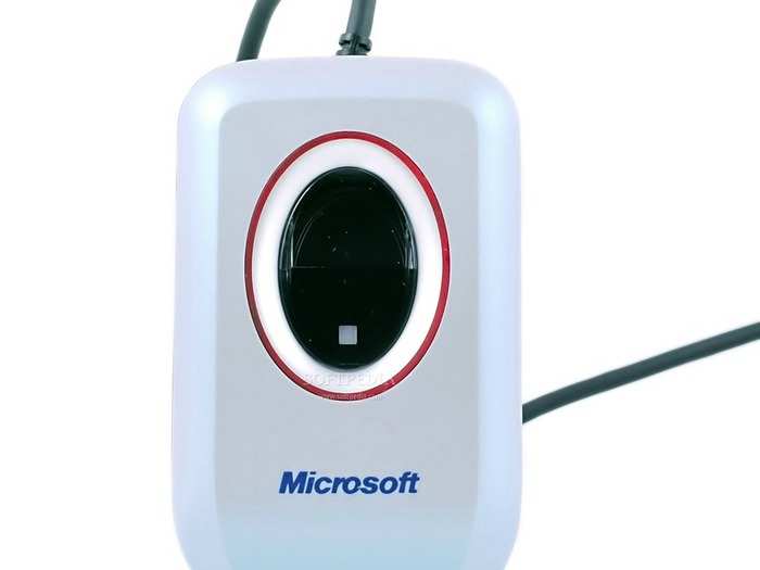 A fingerprint reader.