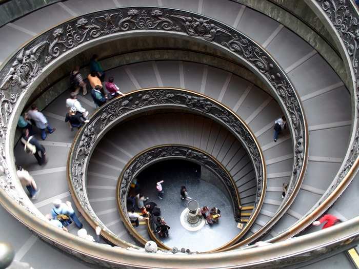 Though there is an elevator, my family — including my grandparents, who were visiting — took the stairs. The wide, shallow steps made it feel more like a ramp than a staircase.