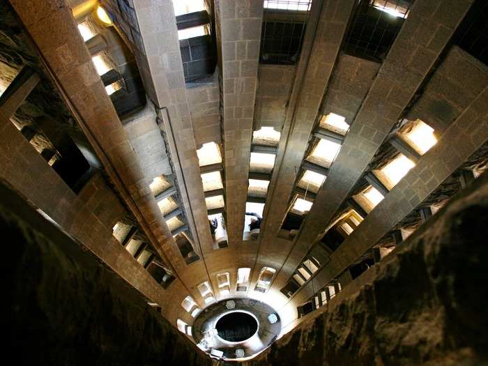 Then there was the infamous La Sagrada Familia in Barcelona, Spain. The Gothic cathedral, designed by Antoni Gaudí, resembles a sand castle from the outside. As I climbed the narrow column, I wished a wave would wash out a few dozen stairs.