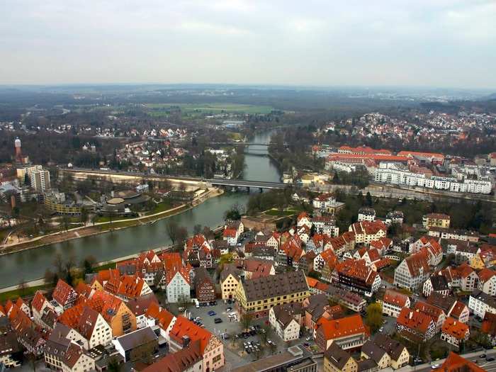 So we looked out instead. As I stared beyond the village, this was the Germany I