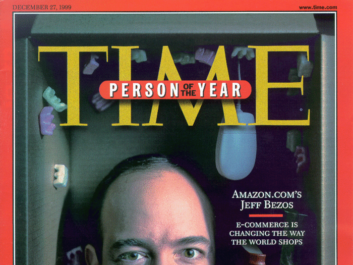 In 1999, Time named Jeff Bezos "Man of the Year" for bringing online shopping to the masses. Just a year later, Amazon