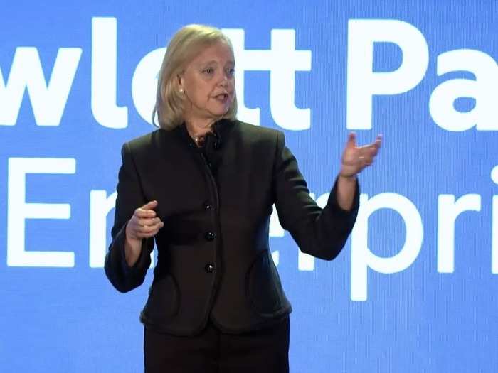 Meg Whitman will remain CEO of the new HP company, HP Enterprise, and she will be chairman of the other, HP Inc.