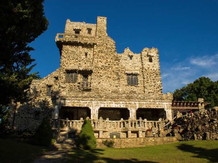 CONNECTICUT: Gillette Castle was built in 1919 as a home for the famous actor and playwright, William Gillette. Though the castle