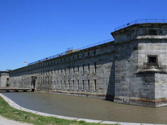 DELAWARE: Located on Pea Patch Island, Fort Delaware was built in 1859 and used to hold Confederate prisoners of war. You can now access the fort via ferry and be transported back to the summer of 1854, with the help of costumed interpreters.