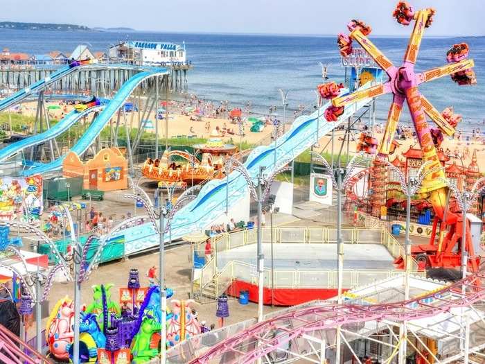 MAINE: The Palace Playland has operated on the shores of Old Orchard Beach since 1902. It