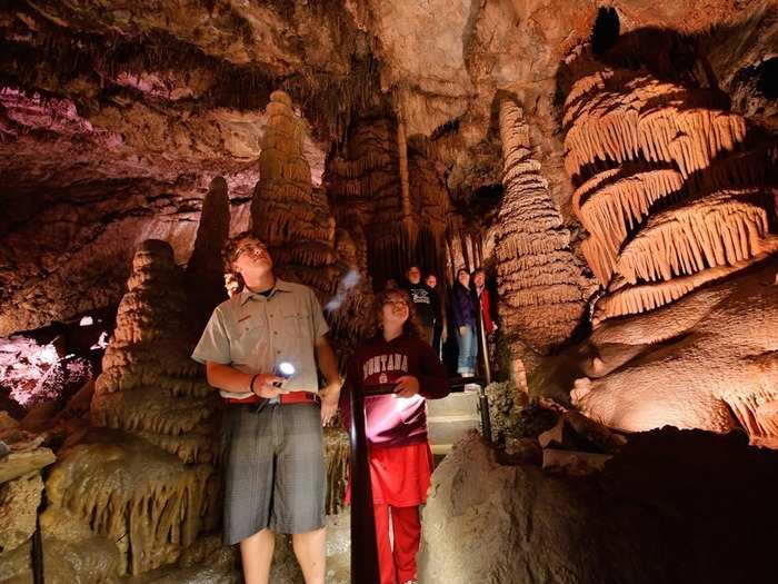 MONTANA: Experience the natural beauty of a limestone cavern during the Lewis & Clark Caverns Tour. Inside, you