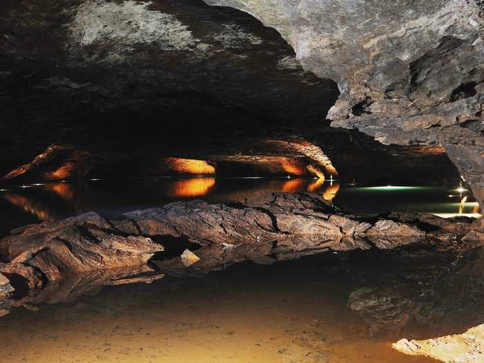 TENNESSEE: The Lost Sea, which is 140 feet below ground level, is the largest underground lake in the country. A guided tour will give you the chance to observe the area