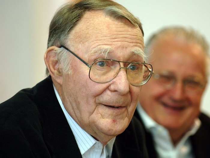 Ingvar Kamprad was born in a small village in Sweden and created a mail-order business that became IKEA.