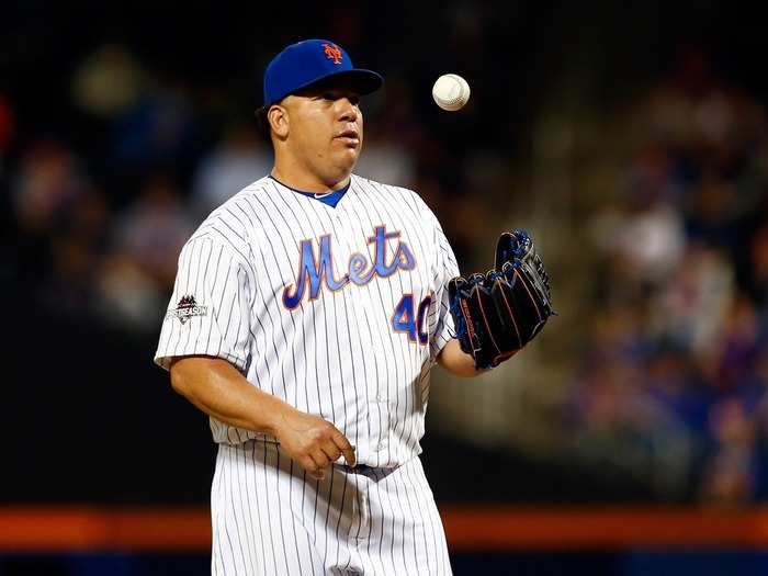 Signed Bartolo Colon in 2013.