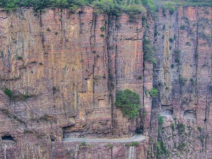 The Guoliang Tunnel Road in China