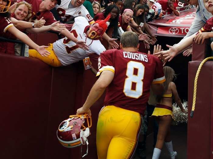 22. Kirk Cousins, Washington Redskins