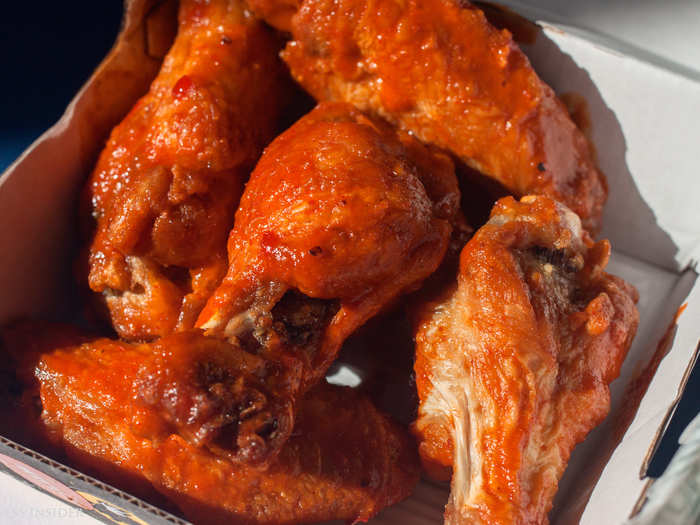 The Hot wings from BWW definitely pack a lot of heat, there is no question – but the validity of the heat is a concern. A number of tasters lamented that the extreme heat comes at the cost of a satisfying flavor.