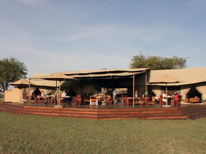 Days start early at safari camps, since mornings are the best times to see animals. I headed over to the main tent for breakfast by 7:30.