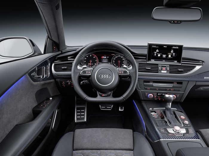 Inside, the RS7 Performance is typical Audi — stylish with stellar ergonomics.