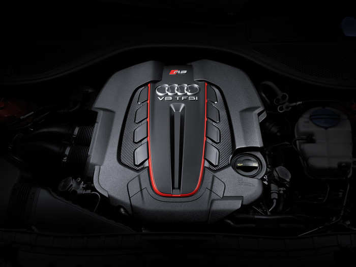 But to make it an RS6, Audi has fitted the car with a 605-horsepower version of the company