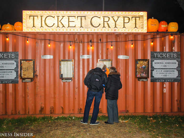 I went over to the ticket window and scooped up the tickets for the ride.